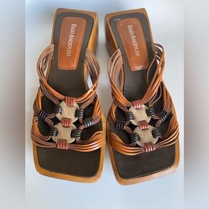 New Enzo Angiolini Tan Sandals 6M
